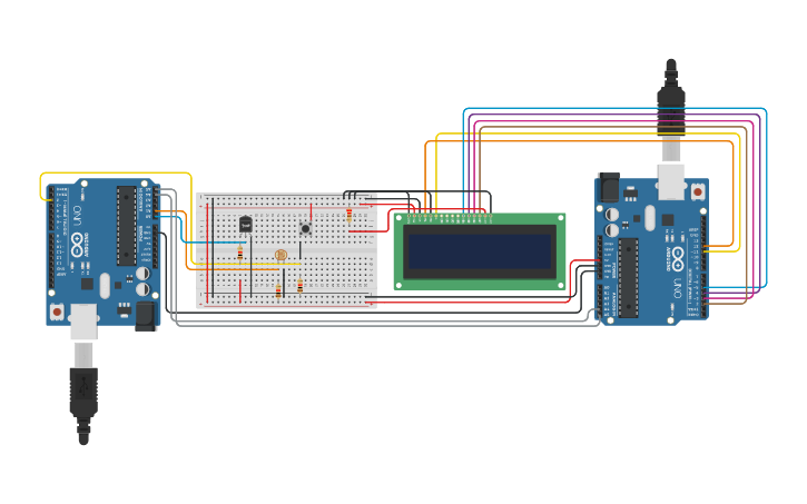 Circuit design Embedded Systems Initial Design - Tinkercad