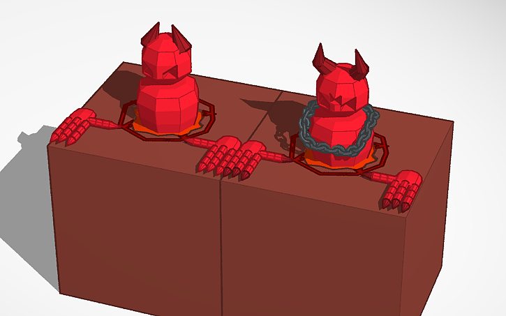 3D design The antichrist Son of Satan arises - Tinkercad