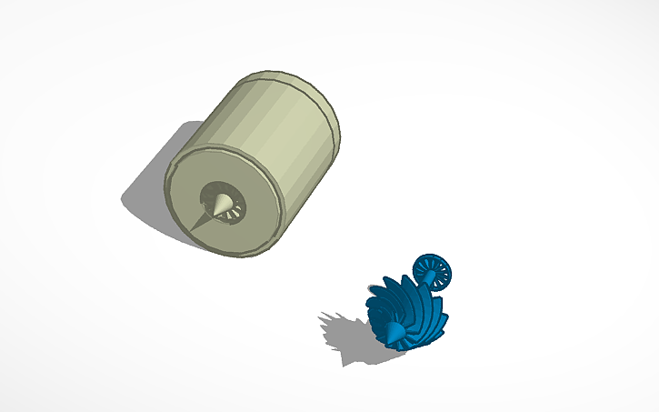 3D design jet engine - Tinkercad