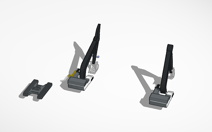 3D design Excavator clicker - Tinkercad