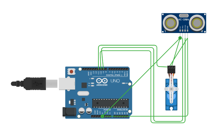 Circuit design gate control - Tinkercad