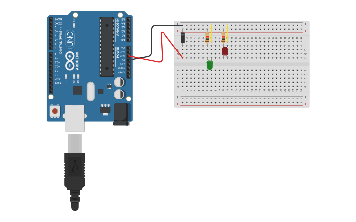 Circuit design Ch3_015(Reverse POlarity Protection) - Tinkercad