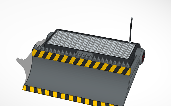 3D design Danger Zone - Tinkercad