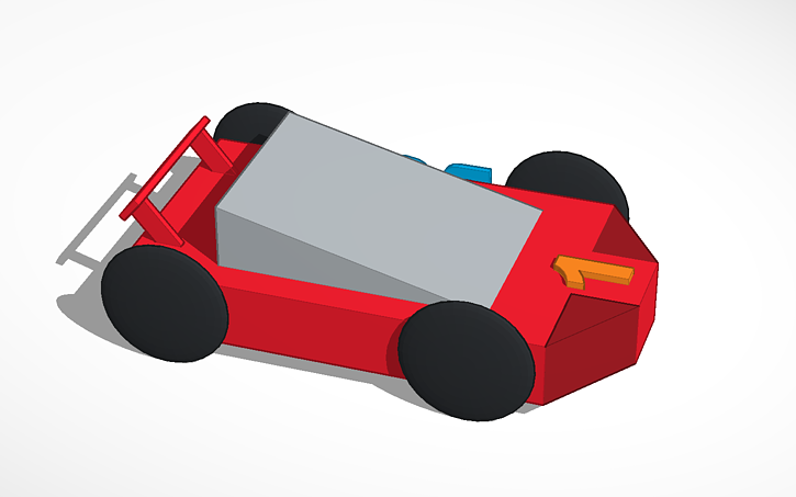 3D design Race Car - Tinkercad