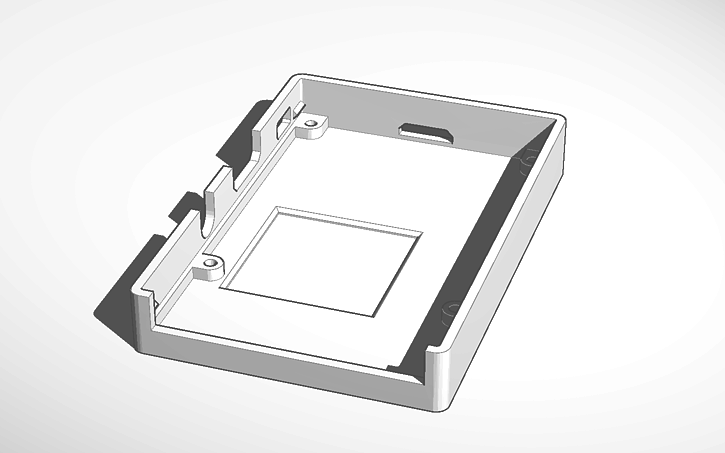 3D design raspberry pi 3 lower case - Tinkercad