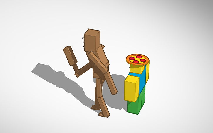 3D design Brainrot - Tinkercad