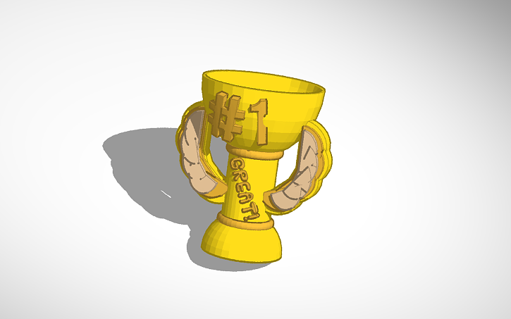 3D design #1 Trophy - Tinkercad