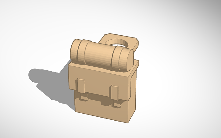 Cad Backpack 3D design Classic Backpack - Tinkercad