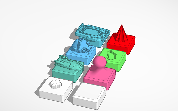 3D design Custom keycaps (great examples) - Tinkercad