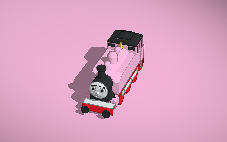 3D design Rosie The Pink Tank Engine - Tinkercad