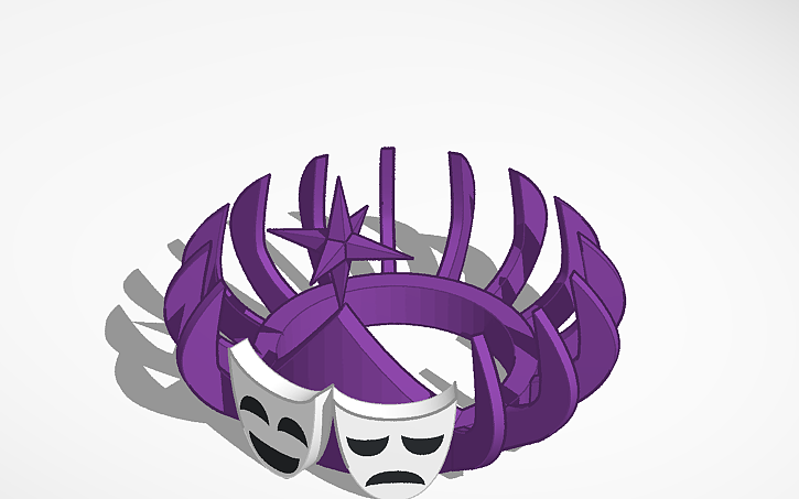 3D design nolis crown from memory - Tinkercad