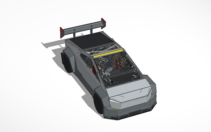 3D design TESLA CYBER TRUCK 2023 - Tinkercad