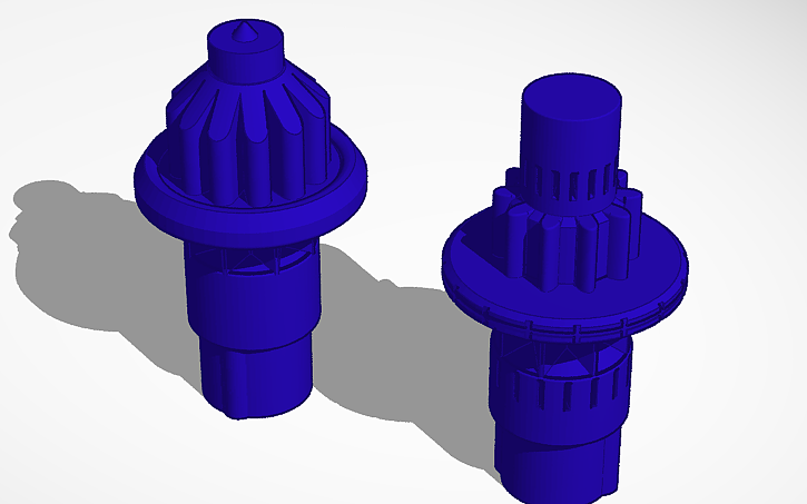 3D design Beyblade X - Revive Bit + Rush Bit - Tinkercad