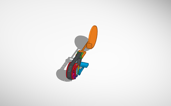 3D design working ratchet powered belt thingy - Tinkercad