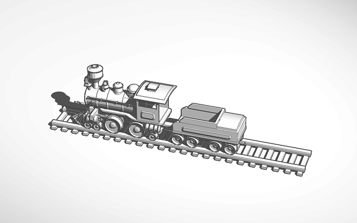 3D design Train - Tinkercad