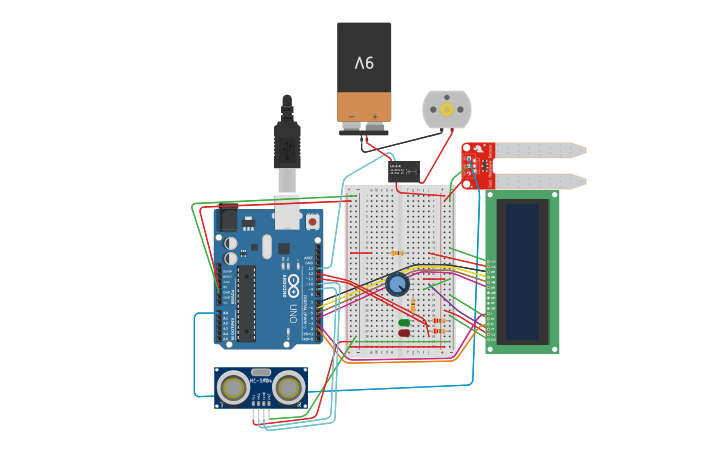 Circuit design Copy of 4 Channel relay module - Tinkercad