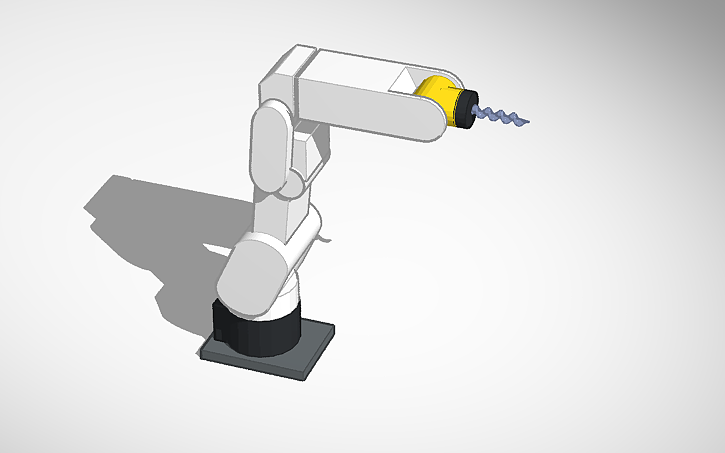 3D design robot arm - Tinkercad