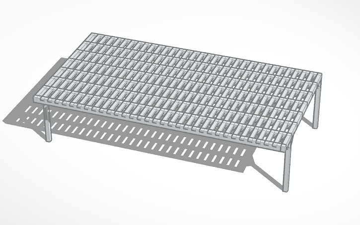 3D design Rack - Tinkercad