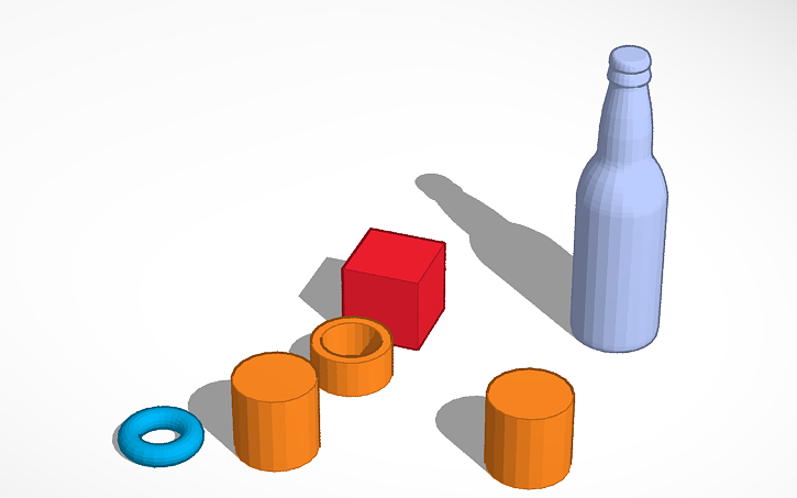 3D design Glass Bottle - Logan Cousens - Tinkercad