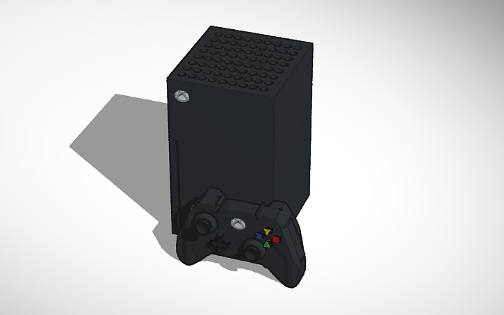 3D design XBox Series X - Tinkercad