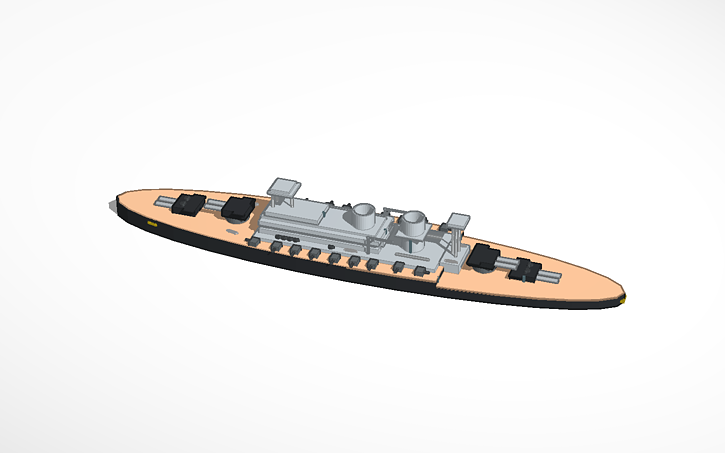 3D design HMS Wilson - Tinkercad