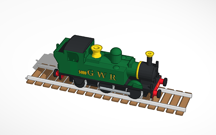 3D design OLD GWR 14xx No.1400 - Tinkercad