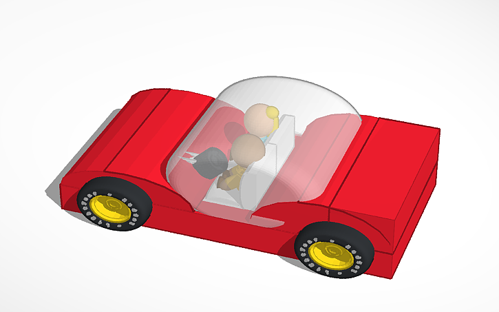3D design CAR - Tinkercad