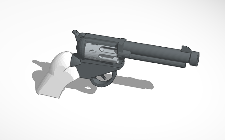 3D design Colt Single Action Army - Tinkercad