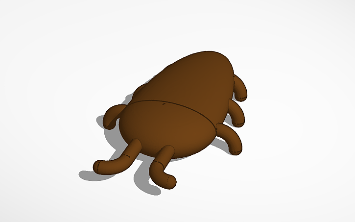 3D design Cockroach - Tinkercad