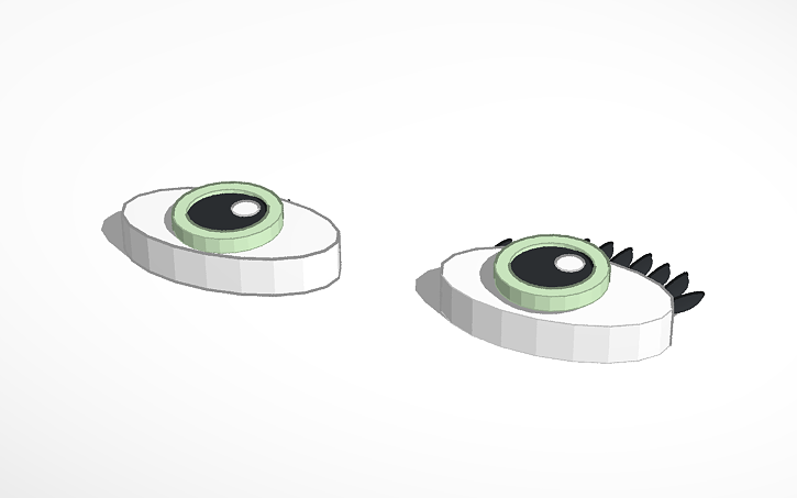 3D design Random Eyes - Tinkercad