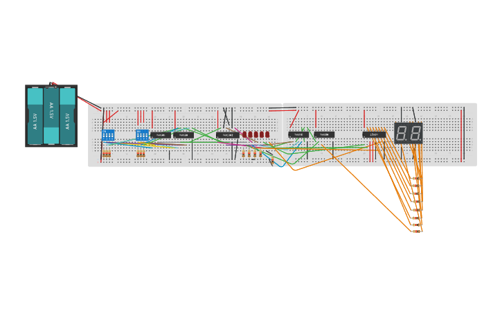 Circuit design Multiply - Tinkercad
