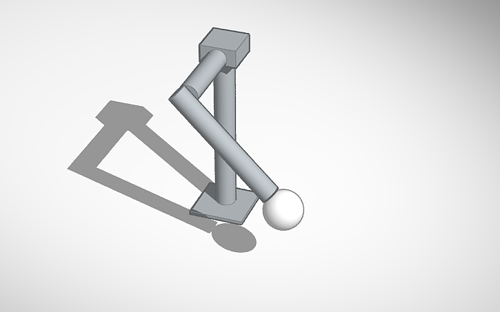 3D design Simple Pendulum (SIM lab) - Tinkercad
