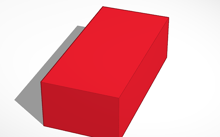 3D design rectangular prism - Tinkercad