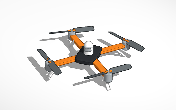 3D design DRONE - Tinkercad