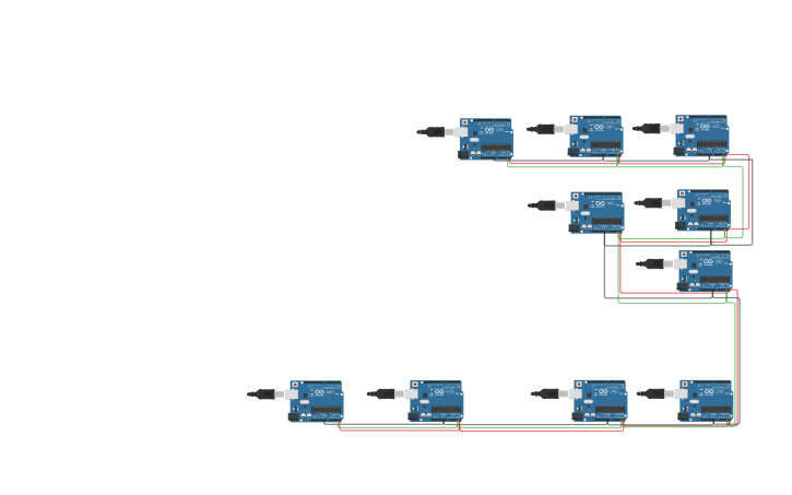 Circuit design 18317006-I2C Multiple Slave - Tinkercad