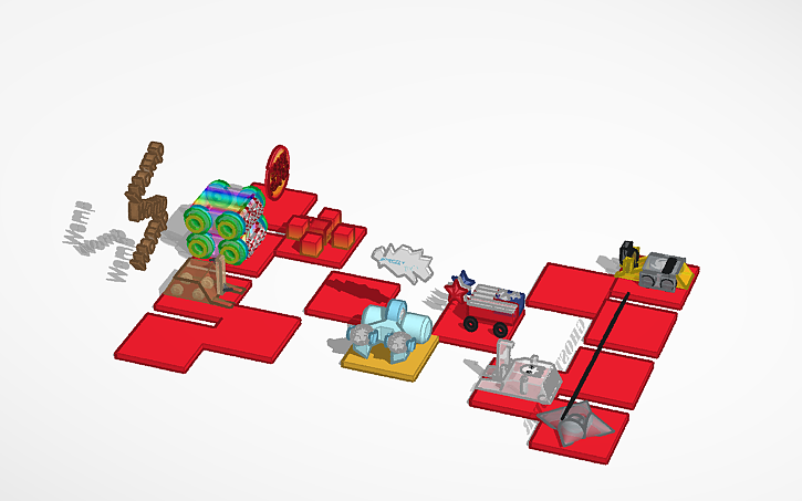 3D design Super bot battle blitz started - Tinkercad