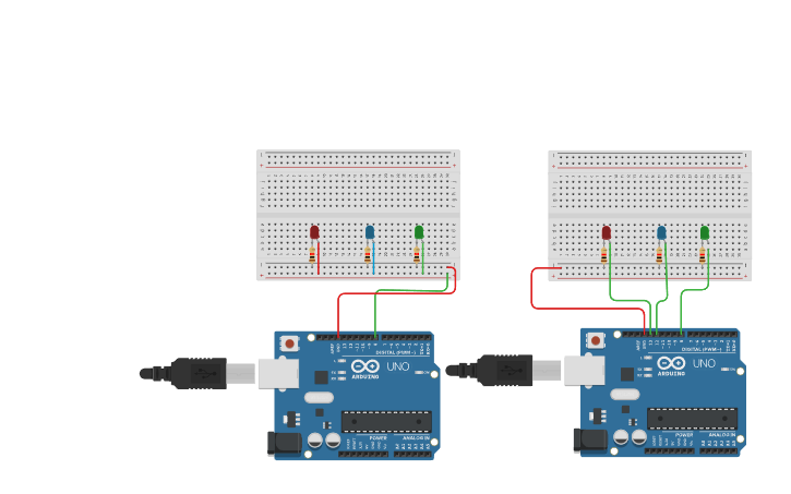 Circuit design Blinking LED - Tinkercad