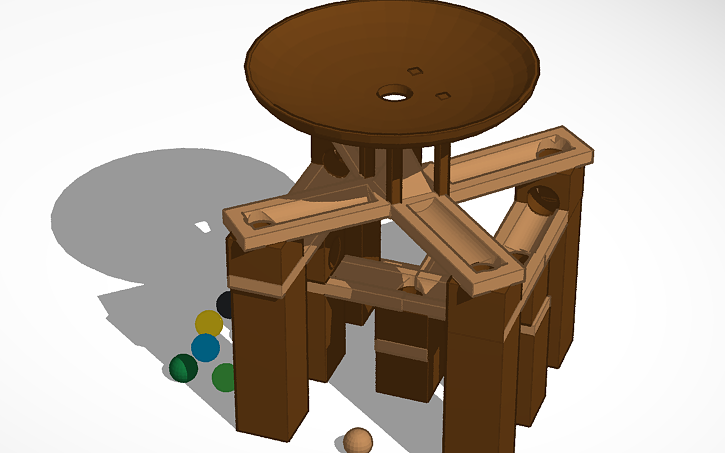 3D design Marble Run - Tinkercad