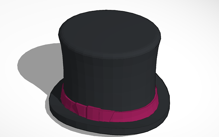 3D design Top Hat - Tinkercad