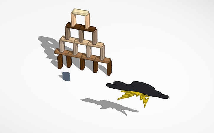 3D design Copy of Demolition Challenge - blocks - Tinkercad