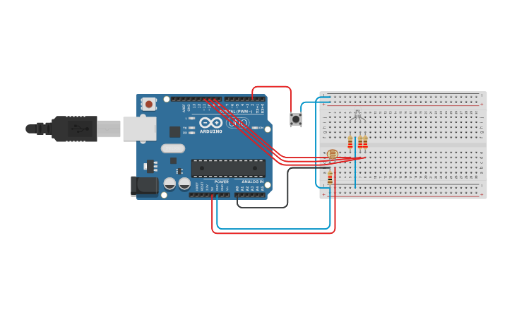Circuit design rgb - Tinkercad