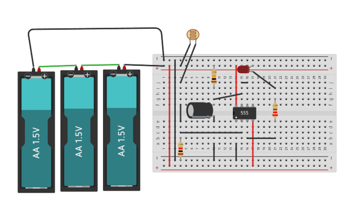 Circuit design EXAMEN_OCTAVO_JM Circuito N555 - Tinkercad