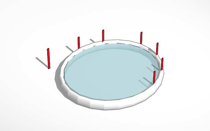 3D design The ice skating rink from Yuri on ice - Tinkercad