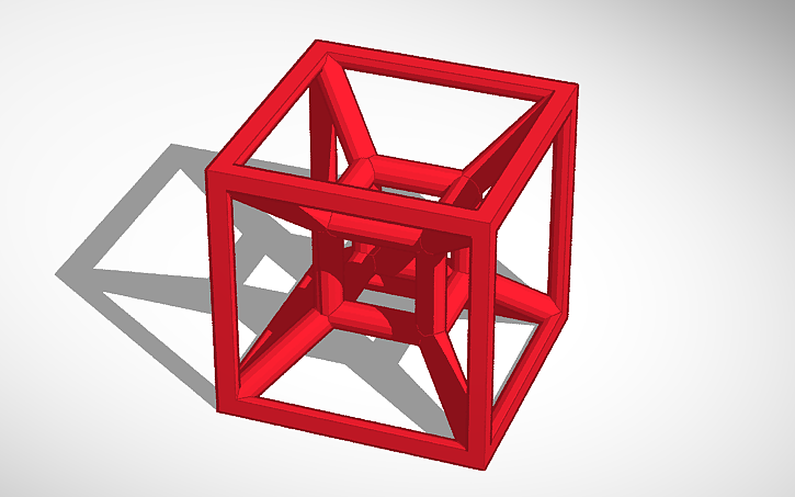 3D design Hyper cube - Tinkercad