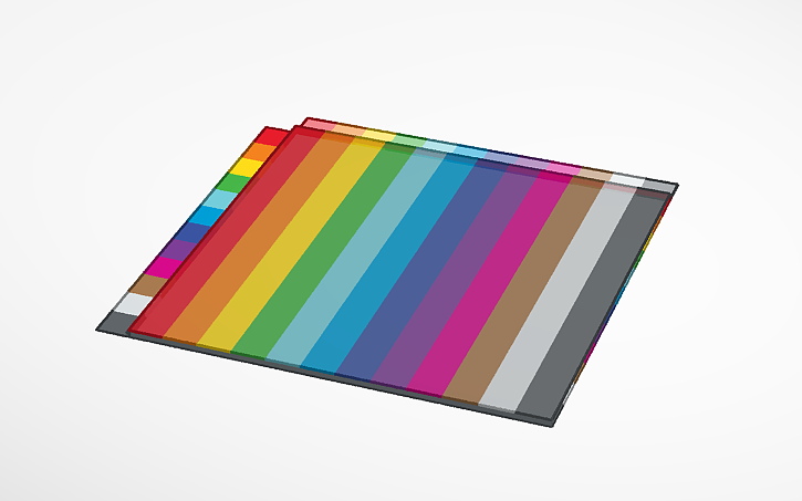 3D design Color Overlay - Tinkercad