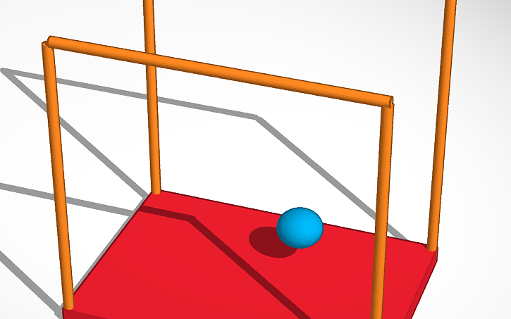 3D design Pendulum Fisika - Tinkercad