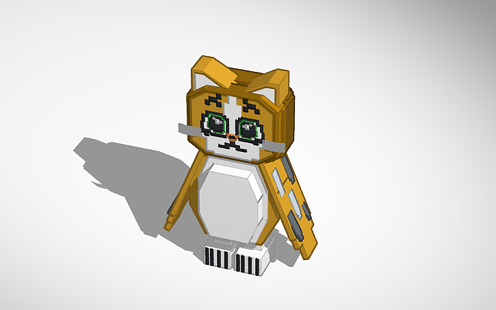 3D design meowl (steal a brainrot) - Tinkercad