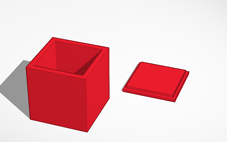 3D design Simple Box - Tinkercad