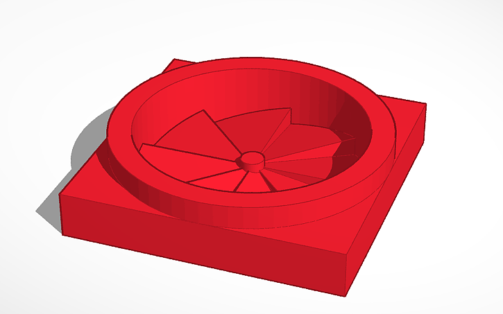 3D design Fan - Tinkercad
