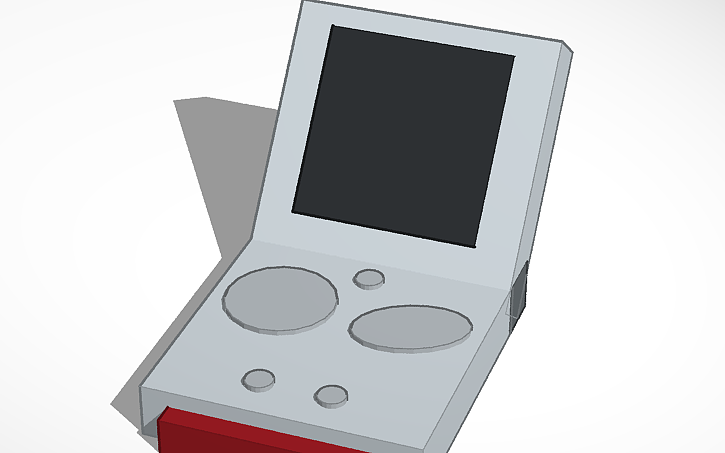 3D design Game Boy Advanced - Tinkercad